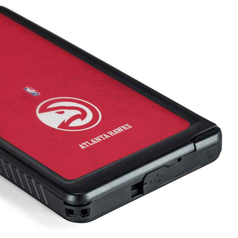 NBA Atlanta Hawks Distressed Galaxy S24 Ultra Waterproof Case