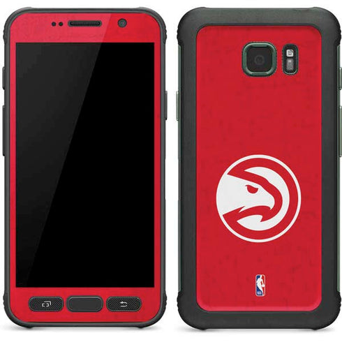 NBA Atlanta Hawks Distressed Galaxy S7 Active Skin