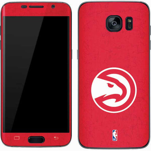 NBA Atlanta Hawks Distressed Galaxy S7 Skin