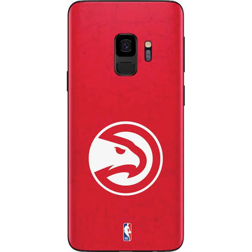 NBA Atlanta Hawks Distressed Galaxy S9 Skin