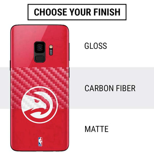 NBA Atlanta Hawks Distressed Galaxy S9 Skin