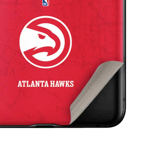 NBA Atlanta Hawks Distressed Galaxy Z Flip Skin