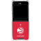 NBA Atlanta Hawks Distressed Galaxy Z Flip5 5G Clear Case