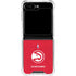 NBA Atlanta Hawks Distressed Galaxy Z Flip5 5G Clear Case