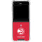 NBA Atlanta Hawks Distressed Galaxy Z Flip6 Clear Case