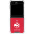 NBA Atlanta Hawks Distressed Galaxy Z Flip6 Clear Case