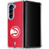 NBA Atlanta Hawks Distressed Galaxy Z Fold5 5G Clear Case