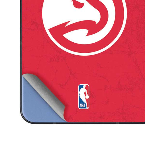 NBA Atlanta Hawks Distressed Galaxy Z Fold5 5G Skin
