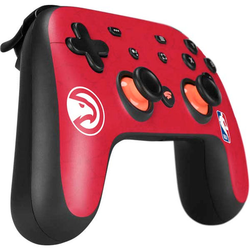 NBA Atlanta Hawks Distressed Google Stadia Controller Skin