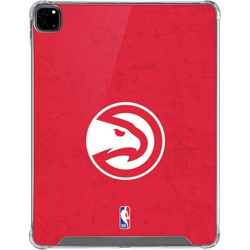 NBA Atlanta Hawks Distressed iPad Pro 12.9in (2020) Clear Case