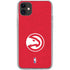 NBA Atlanta Hawks Distressed iPhone 11 Clear Case