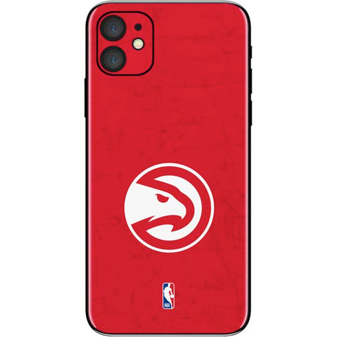 NBA Atlanta Hawks Distressed iPhone 11 Skin