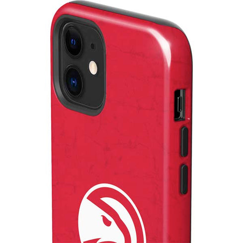 NBA Atlanta Hawks Distressed iPhone 12 Impact Case