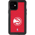 NBA Atlanta Hawks Distressed iPhone 12 Mini Waterproof Case