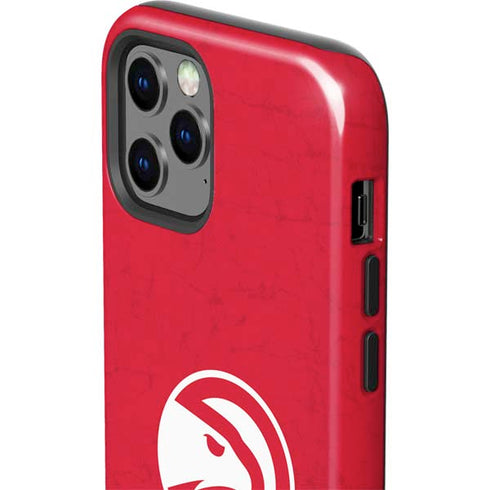 NBA Atlanta Hawks Distressed iPhone 12 Pro Max Impact Case