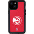 NBA Atlanta Hawks Distressed iPhone 13 Mini Waterproof Case