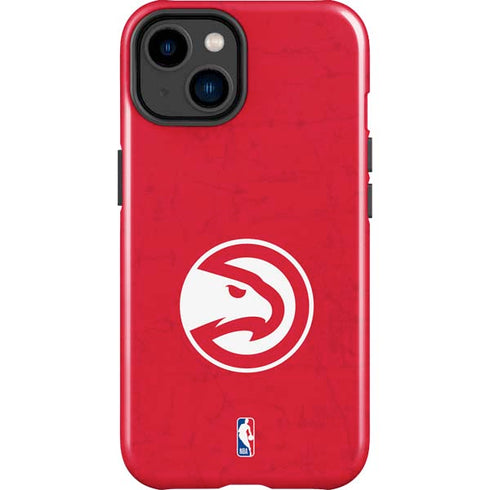 NBA Atlanta Hawks Distressed iPhone 14 Plus Impact Case