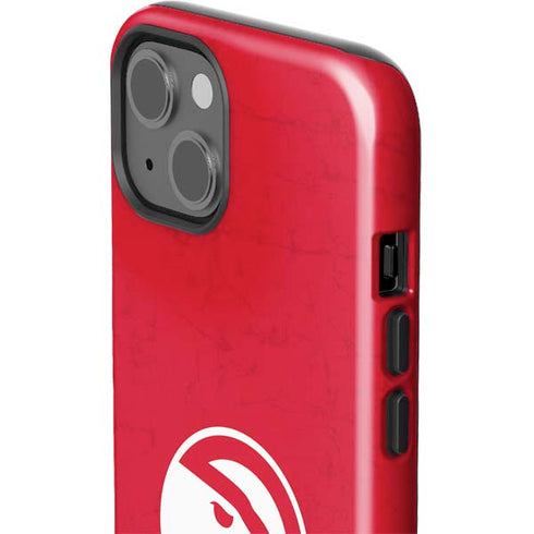 NBA Atlanta Hawks Distressed iPhone 14 Plus Impact Case