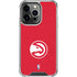 NBA Atlanta Hawks Distressed iPhone 14 Pro Clear Case