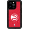 NBA Atlanta Hawks Distressed iPhone 14 Pro Waterproof Case