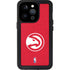 NBA Atlanta Hawks Distressed iPhone 14 Pro Waterproof Case