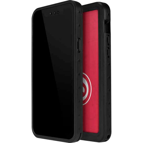 NBA Atlanta Hawks Distressed iPhone 14 Pro Waterproof Case