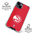 NBA Atlanta Hawks Distressed iPhone 15 Plus Clear Case