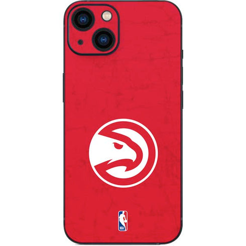 NBA Atlanta Hawks Distressed iPhone 15 Plus Skin