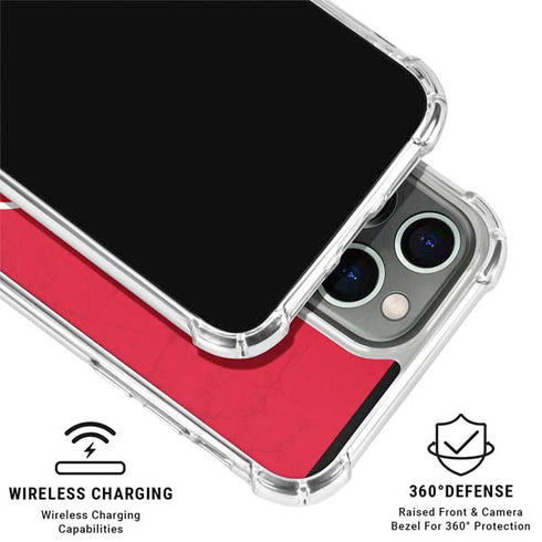 NBA Atlanta Hawks Distressed iPhone 15 Pro Clear Case