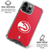 NBA Atlanta Hawks Distressed iPhone 15 Pro Clear Case