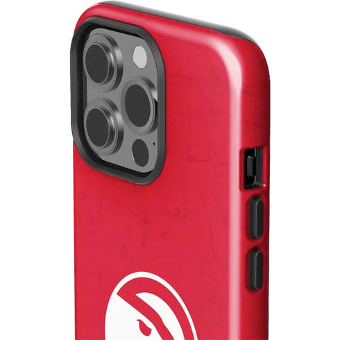 NBA Atlanta Hawks Distressed iPhone 15 Pro Impact Case