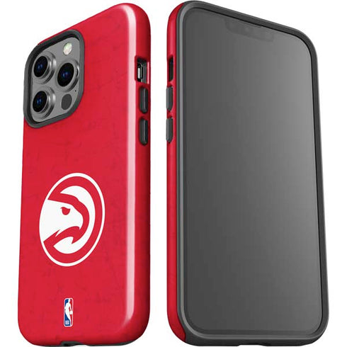 NBA Atlanta Hawks Distressed iPhone 15 Pro Impact Case