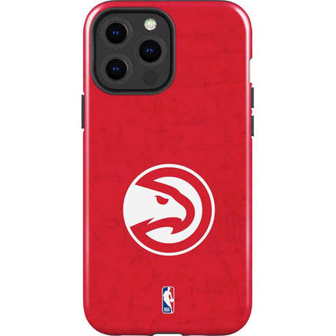 NBA Atlanta Hawks Distressed iPhone 15 Pro Max Impact Case