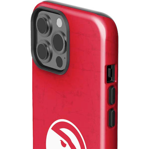 NBA Atlanta Hawks Distressed iPhone 15 Pro Max Impact Case