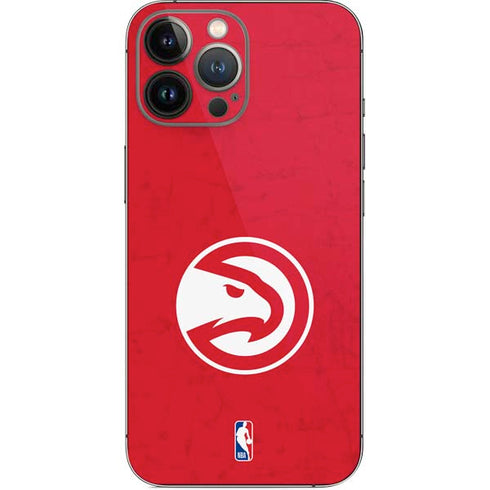 NBA Atlanta Hawks Distressed iPhone 15 Pro Max Skin