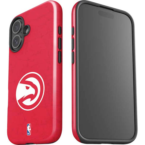 NBA Atlanta Hawks Distressed iPhone 16 Impact Case