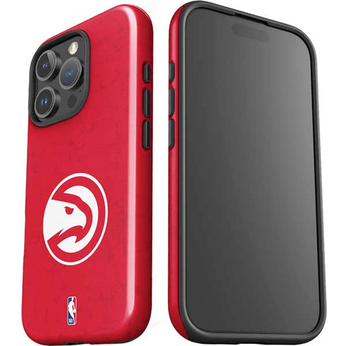 NBA Atlanta Hawks Distressed iPhone 16 Pro Max Impact Case