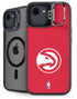 NBA Atlanta Hawks Distressed iPhone 16e Kickstand Case