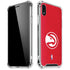 NBA Atlanta Hawks Distressed iPhone XR Clear Case