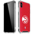 NBA Atlanta Hawks Distressed iPhone XS Max Clear Case