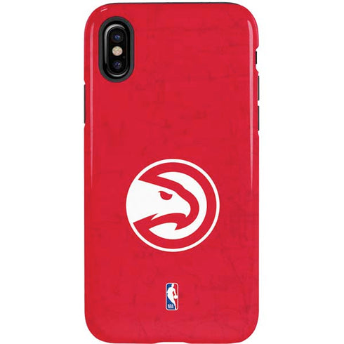 NBA Atlanta Hawks Distressed iPhone XS Pro Case