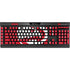NBA Atlanta Hawks Distressed K95 RGB PLATINUM Mechanical Gaming Keyboard Skin