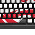 NBA Atlanta Hawks Distressed K95 RGB PLATINUM Mechanical Gaming Keyboard Skin