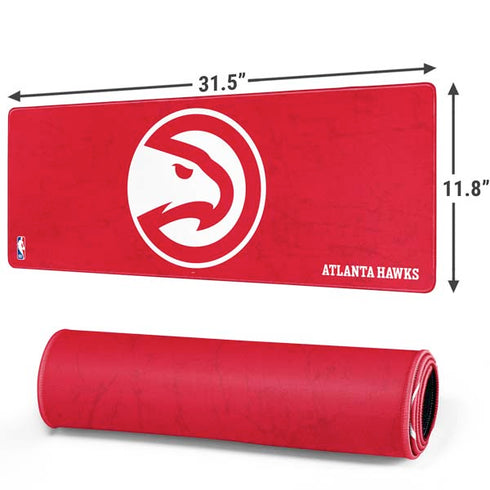 NBA Atlanta Hawks Distressed Gaming Mouse Pad