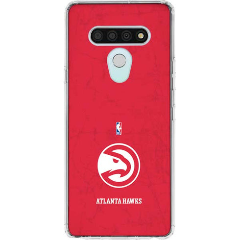 NBA Atlanta Hawks Distressed LG Stylo 6 Clear Case