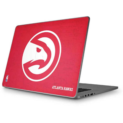 NBA Atlanta Hawks Distressed Apple MacBook Pro 17-inch Skin