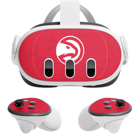 NBA Atlanta Hawks Distressed Meta Quest 3 Skin