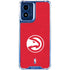 NBA Atlanta Hawks Distressed Moto G 5G (2024) Clear Case