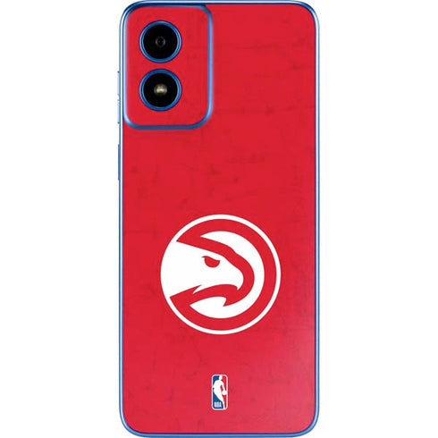 NBA Atlanta Hawks Distressed Moto G Play 4G (2024) Skin