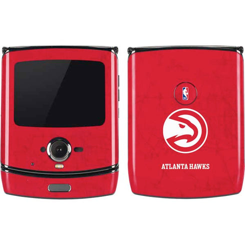 NBA Atlanta Hawks Distressed Motorola RAZR Skin